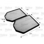 Filter, salongi&otilde;hk VALEO 698790
