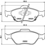 Piduriklotsi komplekt, ketaspidur HELLA 8DB 355 006-721