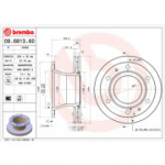 Piduriketas BREMBO 09.6813.60