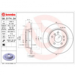 Piduriketas BREMBO 08.5174.34