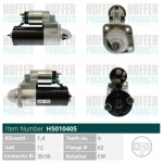 Starter HOFFER H5010405
