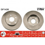 Piduriketas TRW DF1430
