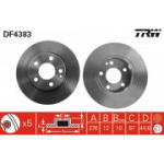 Piduriketas TRW DF4383