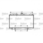 Radiaator, mootorijahutus VALEO 734737