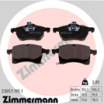 Piduriklotsi komplekt, ketaspidur ZIMMERMANN 23057.195.1
