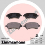Piduriklotsi komplekt, ketaspidur ZIMMERMANN 23766.175.1