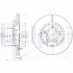 Piduriketas DELPHI BG2518