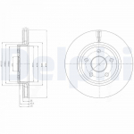 Piduriketas DELPHI BG9058