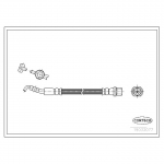 Pidurivoolik CORTECO 19033077