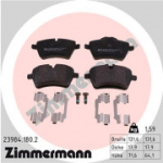 Piduriklotsi komplekt, ketaspidur ZIMMERMANN 23984.180.2