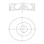 Kolvid MAHLE ORIGINAL 016 02 00