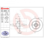 Piduriketas BREMBO 08.5005.14