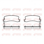 Piduriklotsi komplekt, ketaspidur REMSA 0214.04