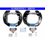 Piduriklotside komplekt ATE 03.0520-6319.3