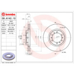 Piduriketas BREMBO 09.A142.10