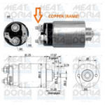Magnetl&uuml;litus,starter MEAT & DORIA 46007
