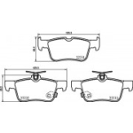 Piduriklotsi komplekt, ketaspidur BREMBO P 24 217