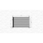Kondensaator, kliimaseade MAGNETI MARELLI 350203767000