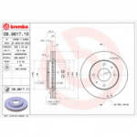 Piduriketas BREMBO 09.9617.11