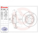 Piduriketas BREMBO 08.5891.10