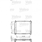 Radiaator, mootorijahutus VALEO 735157