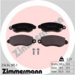 Piduriklotsi komplekt, ketaspidur ZIMMERMANN 23434.185.1