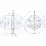 Piduriketas DELPHI BG3512
