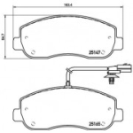 Piduriklotsi komplekt, ketaspidur BREMBO P 68 062