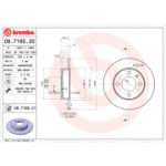 Piduriketas BREMBO 08.7165.21