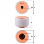 &Otilde;hufilter MAHLE ORIGINAL LX 2607/2