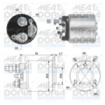 Magnetl&uuml;litus,starter MEAT & DORIA 46008