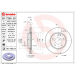 Piduriketas BREMBO 09.7359.21