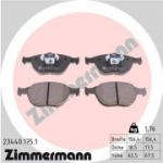 Piduriklotsi komplekt, ketaspidur ZIMMERMANN 23440.175.1