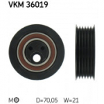 Pingutusrull, soonrihm SKF VKM 36019