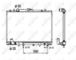 Radiaator, mootorijahutus NRF 53687