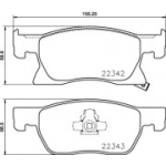 Piduriklotsi komplekt, ketaspidur BREMBO P 59 092