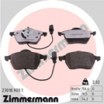Piduriklotsi komplekt, ketaspidur ZIMMERMANN 23018.900.1