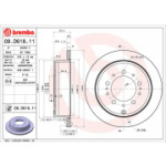 Piduriketas BREMBO 09.D618.11