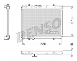 Radiaator, mootorijahutus DENSO DRM21034