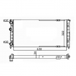 Radiaator, mootorijahutus NRF 58135