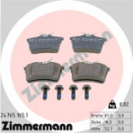 Piduriklotsi komplekt, ketaspidur ZIMMERMANN 24765.165.1