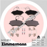 Piduriklotsi komplekt, ketaspidur ZIMMERMANN 24133.185.2