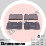 Piduriklotsi komplekt, ketaspidur ZIMMERMANN 25643.170.1