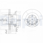 Piduriketas DELPHI BG9722