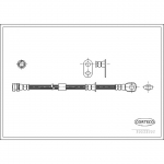 Pidurivoolik CORTECO 19033592