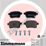Piduriklotsi komplekt, ketaspidur ZIMMERMANN 22220.170.1