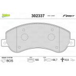 Piduriklotsi komplekt, ketaspidur VALEO 302337
