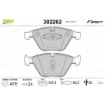 Piduriklotsi komplekt,ketaspidur VALEO 302262