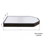 Filter, salongi&otilde;hk KNECHT LA 51/S