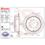 Piduriketas BREMBO 09.D618.1X